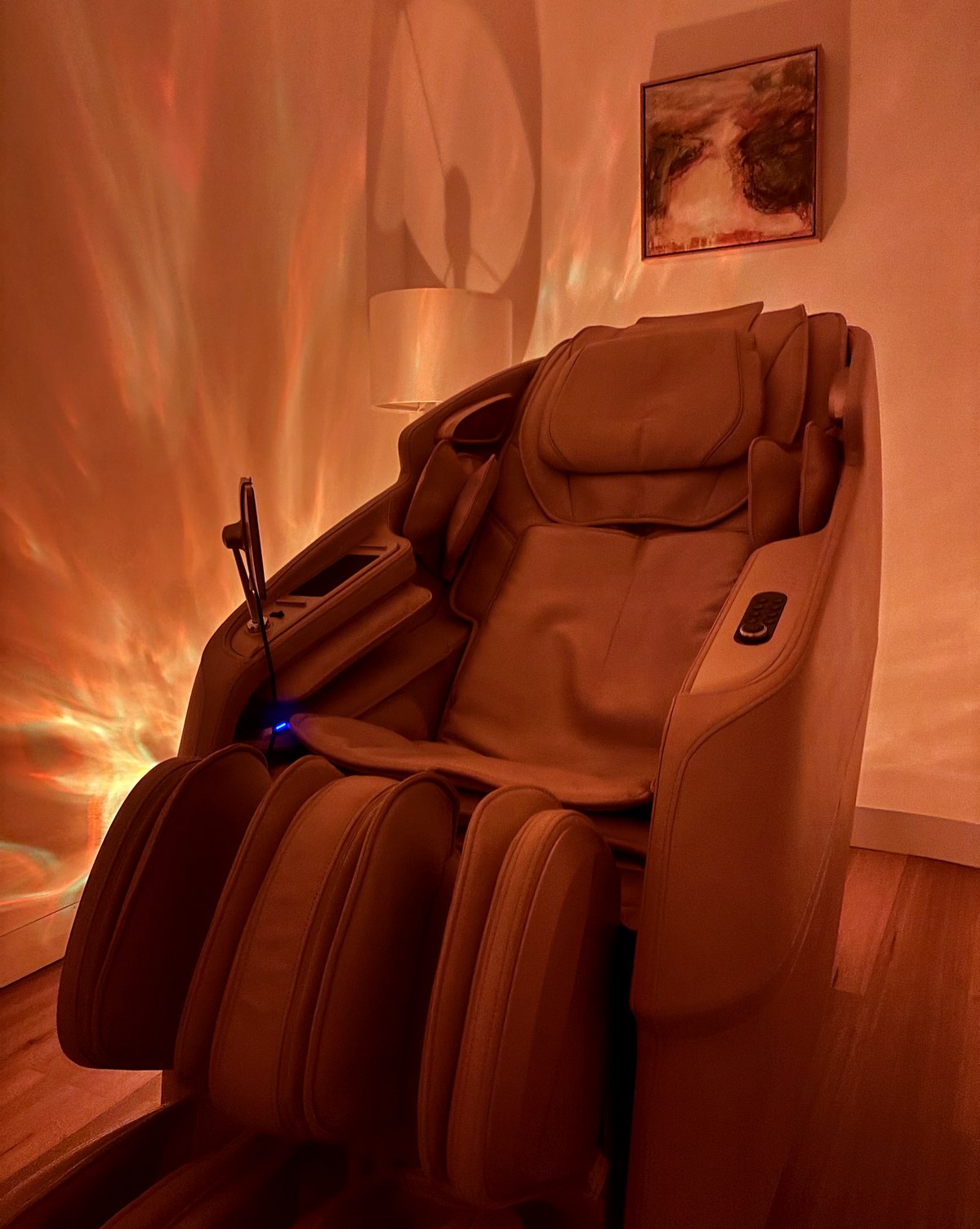 The Alpha X massage chair in the sensory reduction room at SiSU Canberra
